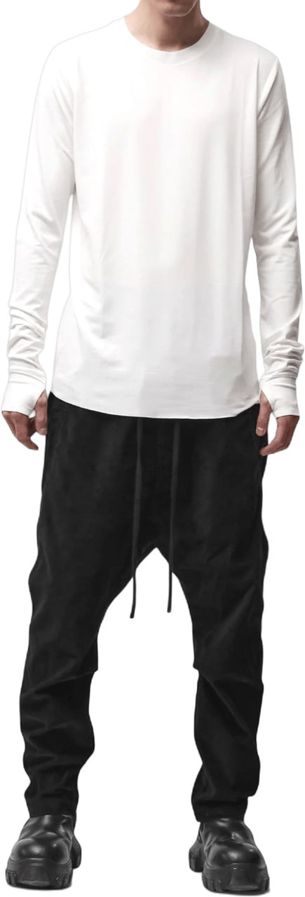 Thom Krom M TS 970 LONG SLEEVE T-SHIRT Wit