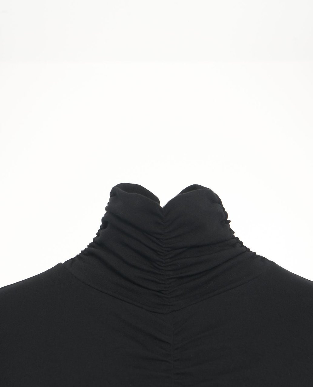 Thom Krom Midi dress with cut-outs and turtleneck Zwart