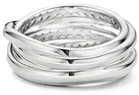 Ti Sento Ti Sento Ring 12056ZI/56 Zilver Gerhodineerd met Zirkonia Maat 56 Zilver