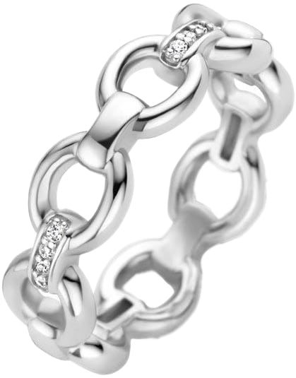 Ti Sento Ring 12292ZI/56 Zilver schakel Zilver