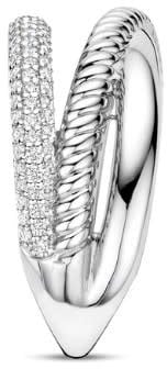 Ti Sento Ti Sento Ring 12422ZI/54 Zilver met Zirkonia Maat 54 Zilver