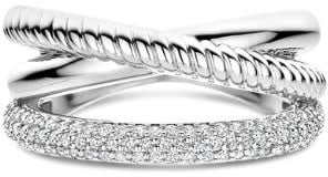 Ti Sento Ti Sento Ring 12422ZI/54 Zilver met Zirkonia Maat 54 Zilver