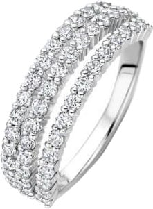 Ti Sento Ti Sento Ring 12426ZI/54 Zilver met Zirkonia Maat 54 Zilver