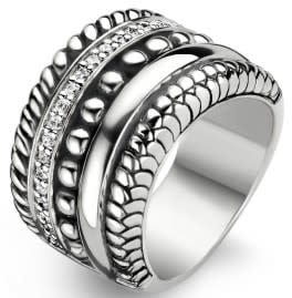 Ti Sento 1835ZI/56 - Ring Zilver