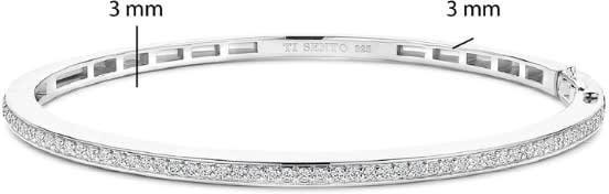 Ti Sento Ti Sento Armband 2889ZI Zilver met Zirkonia 60mm Zilver