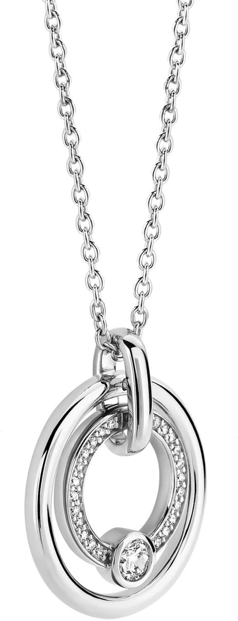 Ti Sento Ti Sento Collier 34056ZI/42 Rond Zilver met Zirkonia 42cm Divers