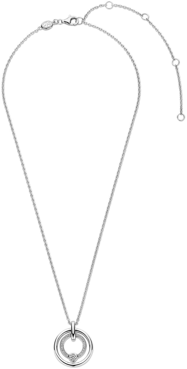 Ti Sento Ti Sento Collier 34056ZI/42 Rond Zilver met Zirkonia 42cm Divers