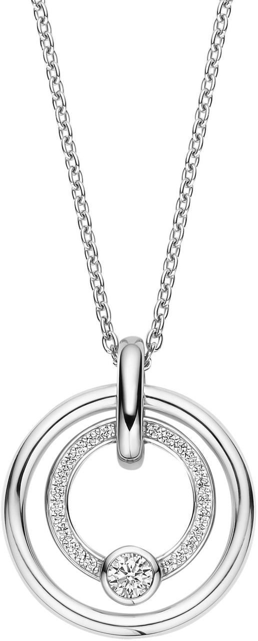 Ti Sento Ti Sento Collier 34056ZI/42 Rond Zilver met Zirkonia 42cm Divers