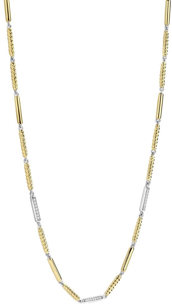 Ti Sento Ti Sento Collier 34088ZY/42 Zilver Bi-color met Zirkonia 42cm Divers