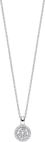 Ti Sento Collier 34123ZI/42 Zilver met Zirkonia 38-48cm Zilver
