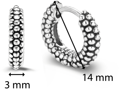 Ti Sento Ti Sento Milano - Creolen 7210BB - Zilver Divers