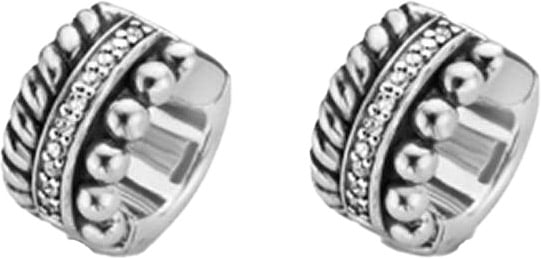 Ti Sento Ti Sento Oorbellen 7604ZI Zilver met 3 Rijen Divers