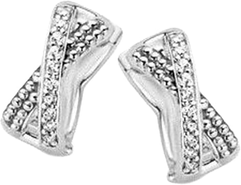 Ti Sento Oorbellen 7707ZI Zilver met Zirkonia Zilver