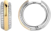Ti Sento 7786ZY Oorbellen zilver/Goud verguld met Zirkonia Goud