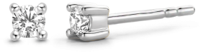 Ti Sento Ti Sento Oorbellen 7835ZI Zilver met Zirkonia 3mm Divers