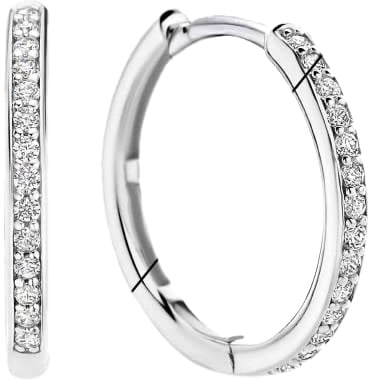 Ti Sento Ti Sento Oorbellen 7959ZI Zilver Gerhodineerd met Zirkonia 18mm Divers