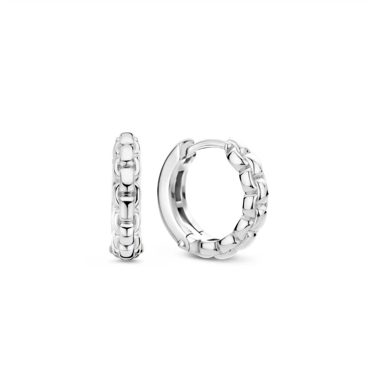 Ti Sento Ti Sento Oorbellen 7961SI Zilver Gerhodineerd met Schakel Motief Divers