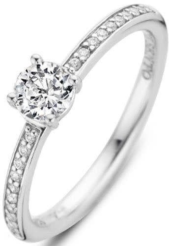 Ti Sento Ti Sento Ring 12109ZI/52 Zilver met Zirkonia Maat 52 Zilver