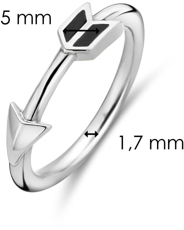 Ti Sento Ring 12198BO/52 Zilver
