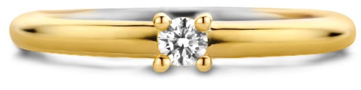 Ti Sento Ring 12211ZY/54 Goud