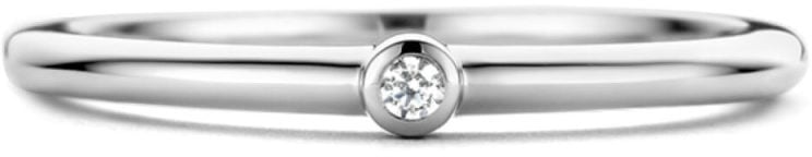 Ti Sento Ti Sento Milano 12249ZI/54 ring zilver met zirconia Zilver