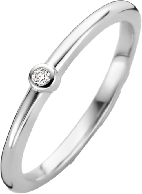 Ti Sento Ti Sento Milano 12249ZI/54 ring zilver met zirconia Zilver