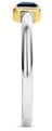 Ti Sento Ti Sento Ring 12273BY/56 Zilver met Blauwe Steen in 14k Geelgouden Zetting Zilver