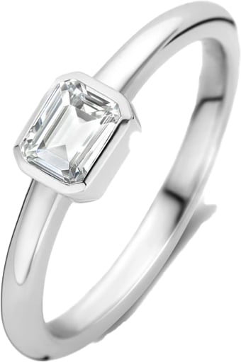 Ti Sento Ti Sento ring 12273ZI/54 Ring met zirkonia Zilver