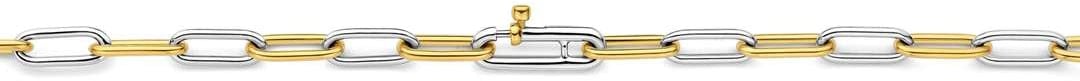 Ti Sento Ti Sento Collier 3947BI/48 Zilver 14k Geelgouden Plating Schakels 48cm Divers