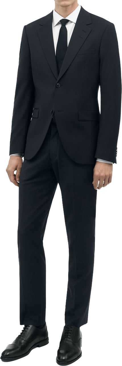 Tiger of Sweden Tenutas wollen broek Navy