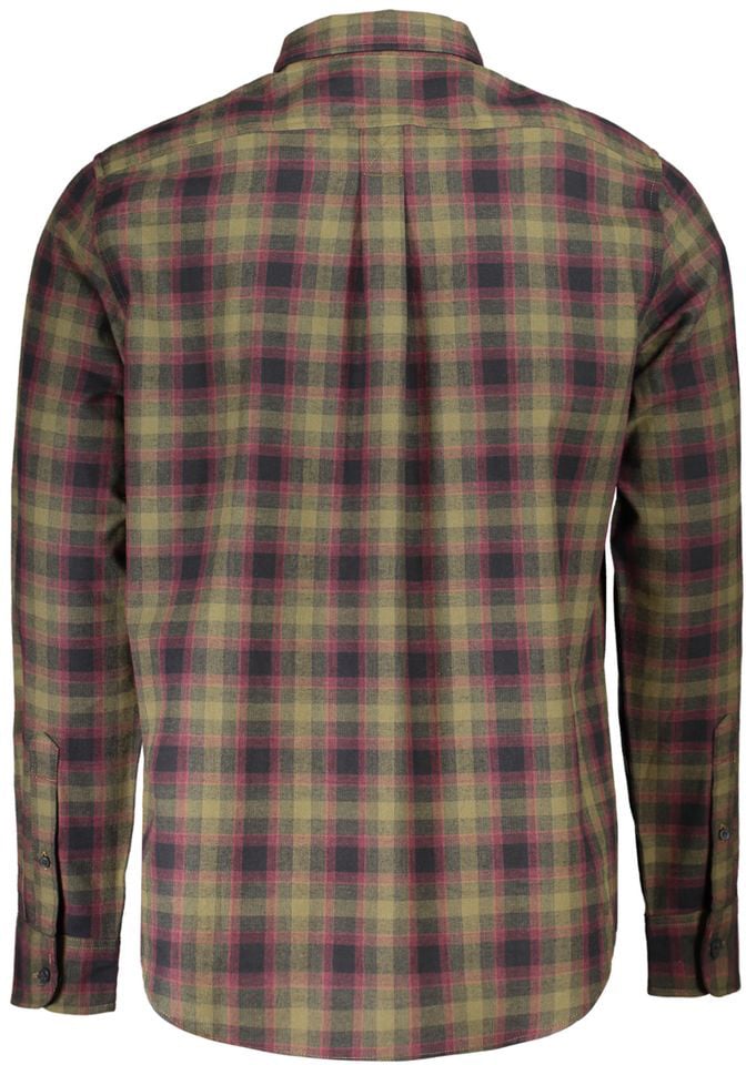 Timberland Verde Cotton Men Shirt Groen