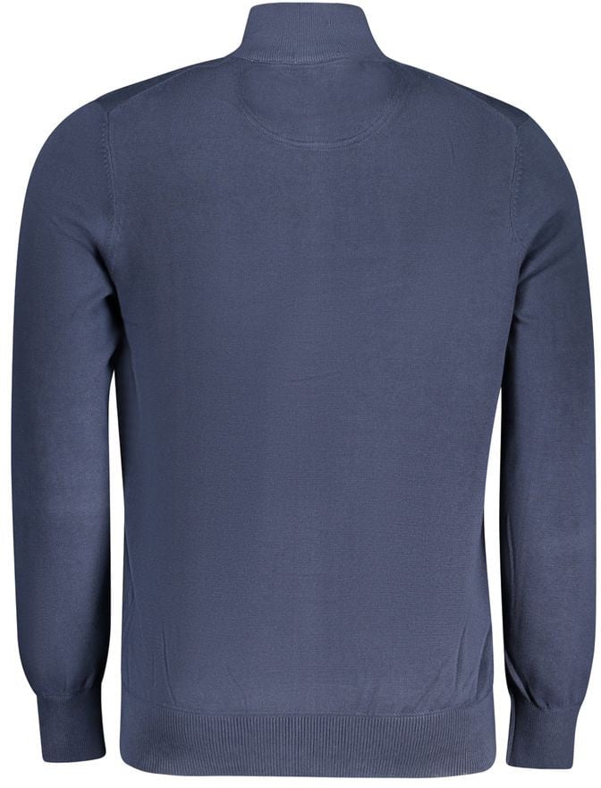 Timberland Blu Organic Cotton Mens Cardigan Blauw