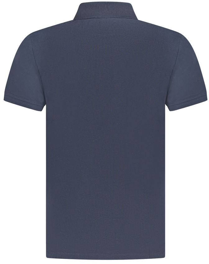 Timberland Blue Cotton Men Polo Blauw