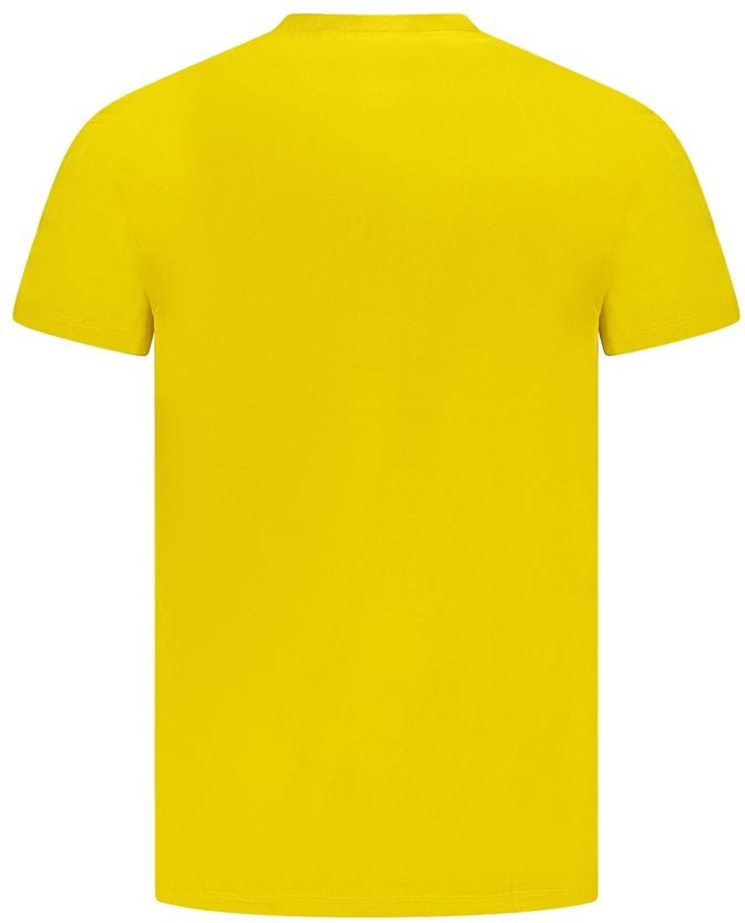 Timberland Timberland Yellow Cotton Men T-Shirt Geel