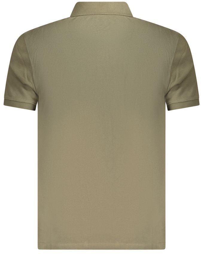 Timberland Verde Cotton Men Polo Groen