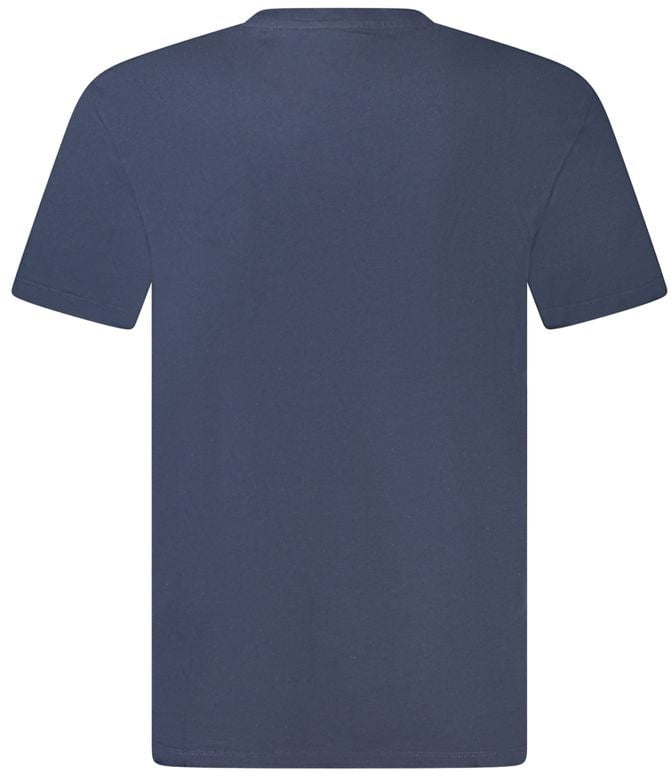 Timberland Timberland Blue Cotton Men T-Shirt Blauw