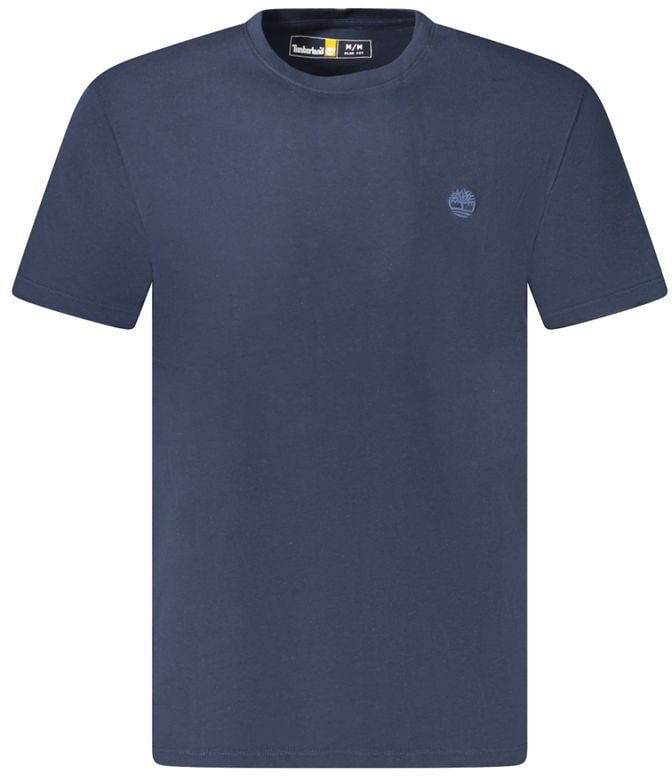 Timberland Timberland Blue Cotton Men T-Shirt Blauw
