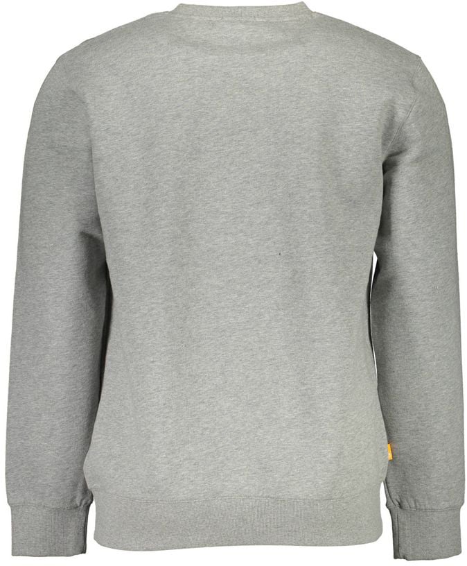 Timberland Gray Organic Cotton Men's Sweatshirt Grijs