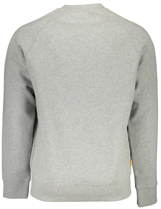 Timberland Timberland Grey Cotton Men Sweatshirt Grijs