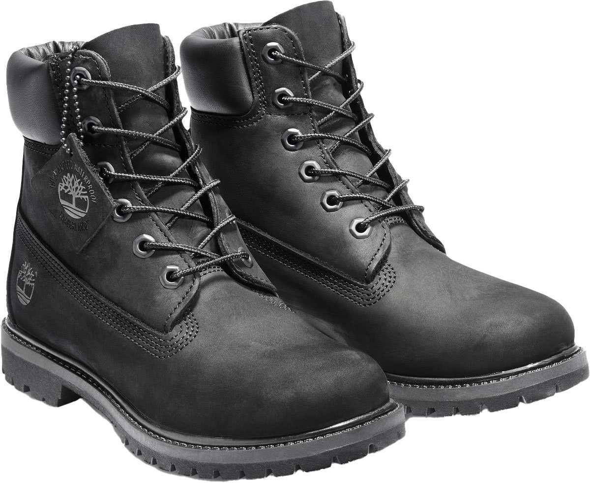 Timberland Dames 6 INCH LACE UP BOOT Zwart