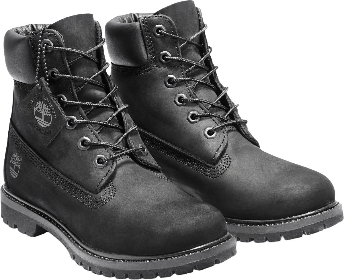 Timberland Dames 6 INCH LACE UP BOOT loafers Zwart