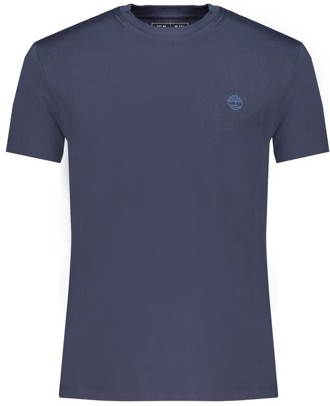 Timberland Timberland Blue Cotton Men's Slim-Fit T-Shirt Blauw