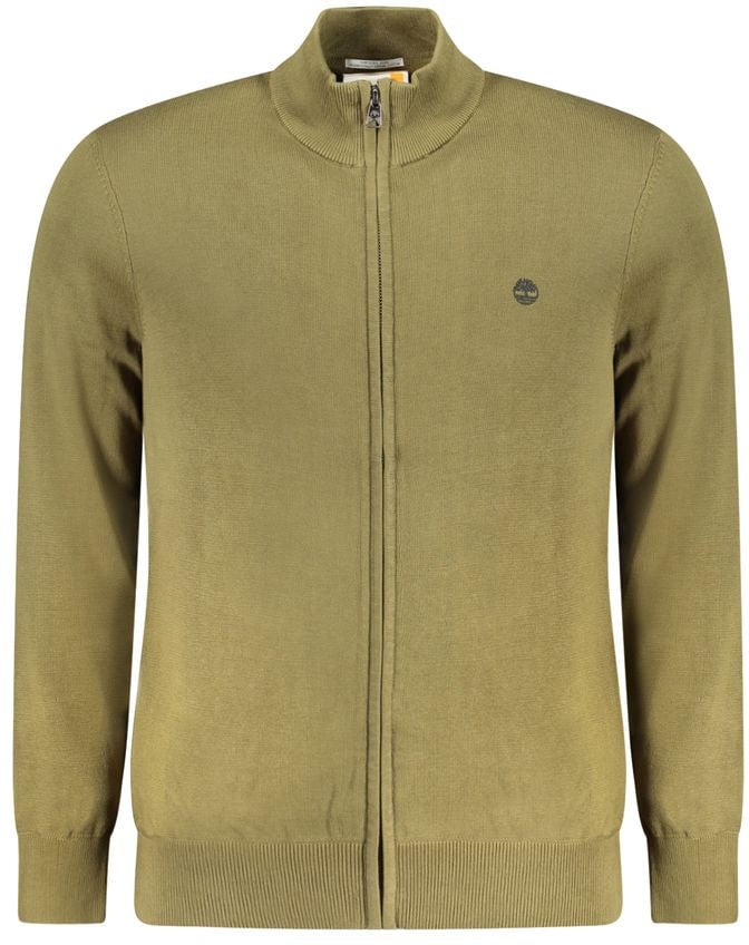 Timberland Verde Organic Cotton Men Cardigan Groen