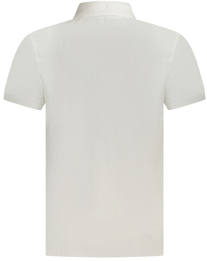 Timberland Bianco Cotton Men Polo Shirt Wit