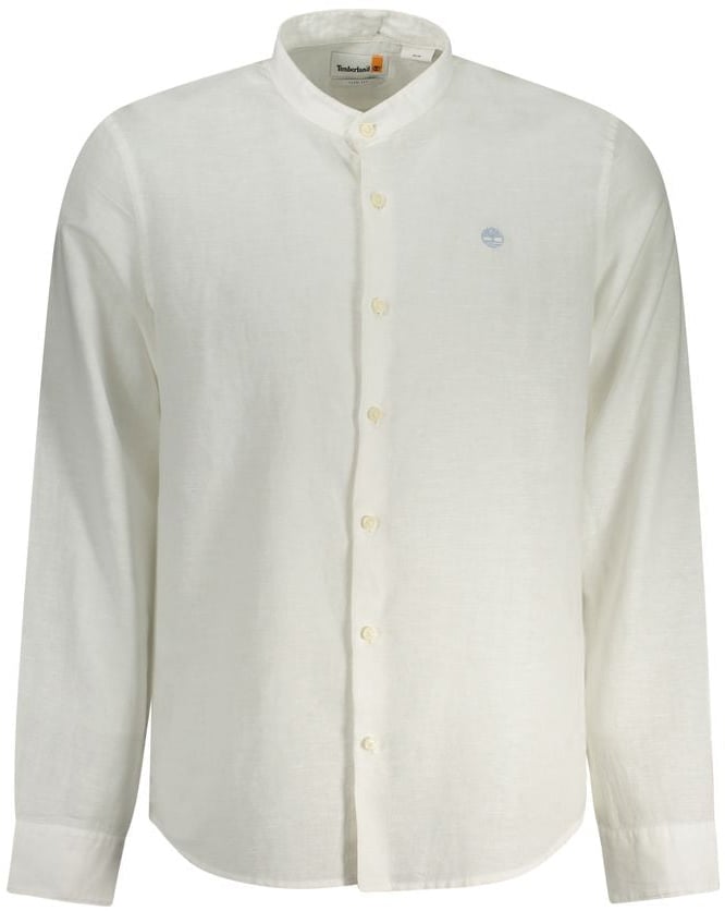Timberland Timberland White Linen Men's Shirt Wit