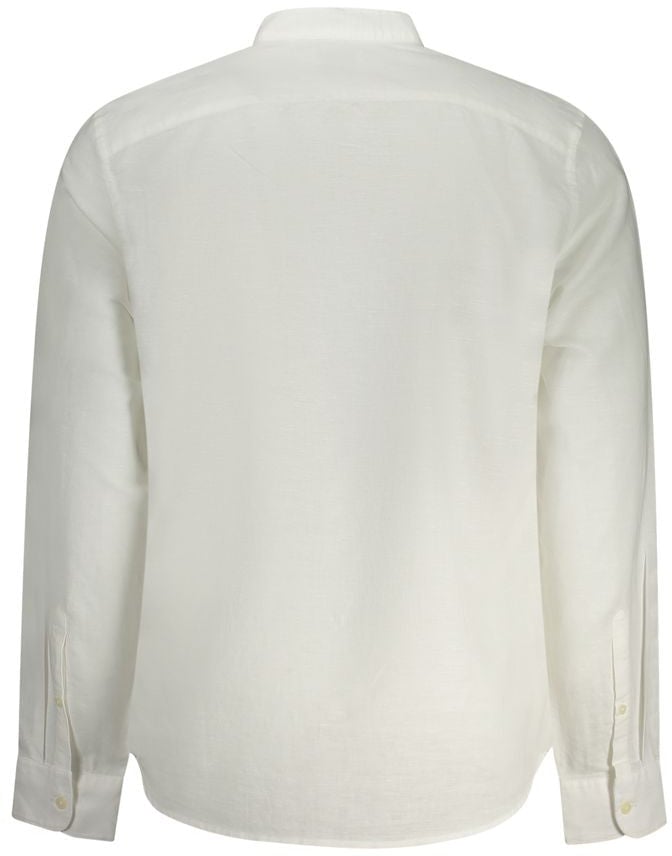 Timberland Timberland White Linen Men's Shirt Wit