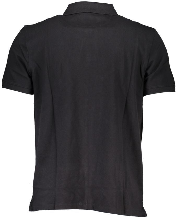 Timberland Black Cotton Men Polo Shirt Zwart