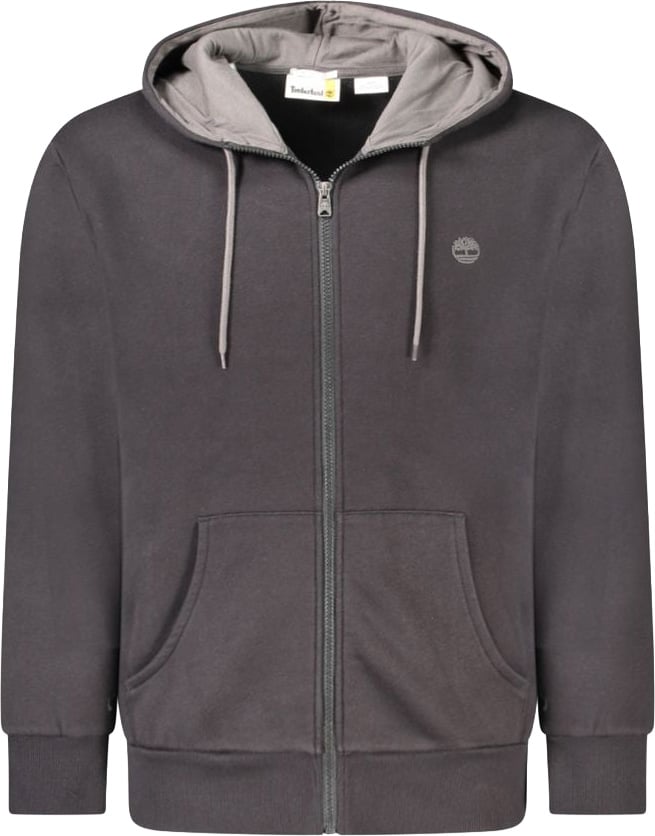 Timberland Black Cotton Men's Hoodie Zwart