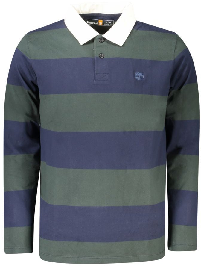 Timberland Verde Cotton Men Polo Groen