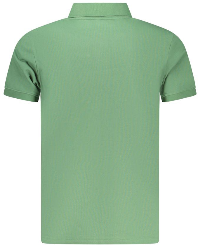 Timberland Verde Cotton Men Polo Groen